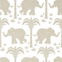 t16205 | elephant, kismet - thibaut wallpaper