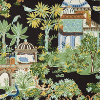 t20825 | mystic garden, eden black - thibaut wallpaper