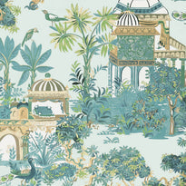 T20826 | Mystic Garden, Eden Spa Blue - Thibaut Wallpaper