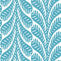 t20833 | ginger, eden turquoise - thibaut wallpaper