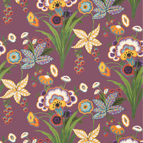 t20850 | pasadena, eden plum - thibaut wallpaper