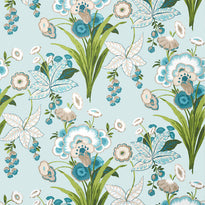 T20855 | Pasadena, Eden Spa Blue - Thibaut Wallpaper