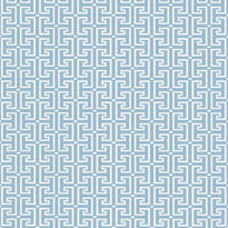 T20857 | T-Square, Eden Light Blue - Thibaut Wallpaper