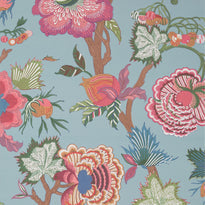 t36415 | indienne jacobean, indienne - thibaut wallpaper