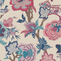 t36419 | indienne jacobean, indienne - thibaut wallpaper