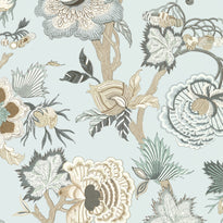 t36420 | indienne jacobean, indienne - thibaut wallpaper