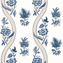 t36423 | ribbon floral, indienne - thibaut wallpaper