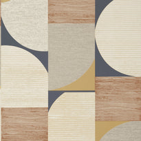 t41027 | saturn, metallic copper and black - thibaut wallpaper