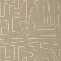 t41034 | matrix, metallic gold and grey - thibaut wallpaper