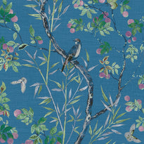 T42008 | Claire, Navy - Thibaut Wallpaper