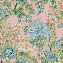 t42016 | peony garden, blush - thibaut wallpaper