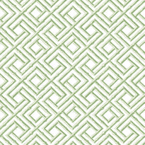 t42049 | french lattice, green - thibaut wallpaper