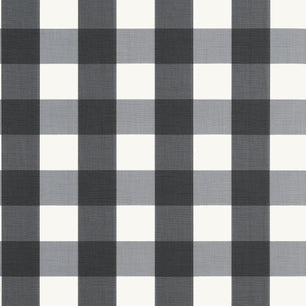 BUFFALO CHECK - Black - Thibaut - T44076 - STRIPES & CHECKS RESOURCE