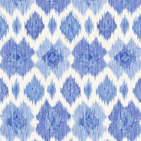 t5732 | bimini ikat, blue and white - thibaut wallpaper