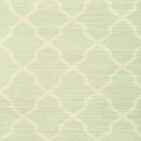 t83032 | carolyn trellis, aqua on metallic - thibaut wallpaper