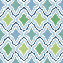 t88743 | cruising, blue and green - thibaut wallpaper