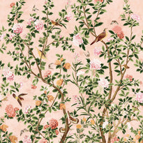 tm13667 | jardin bloom mural, grand palace - thibaut wallpaper