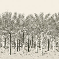 tm13950 | palm grove mural, palm grove - thibaut wallpaper