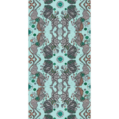 Clarke & Clarke - Caspian wallpaper - Aqua - W0113/01.CAC.0