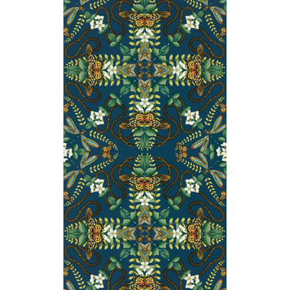 Clarke & Clarke - Emerald Forest wallpaper - Midnight - W0129/03.CAC.0