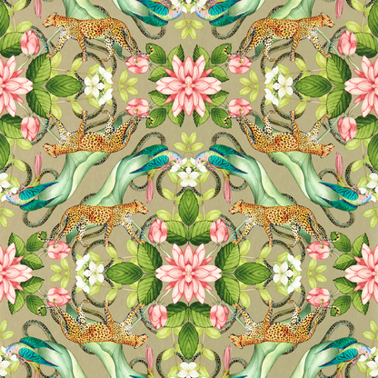 Clarke & Clarke - Menagerie wallpaper - Gilver - W0131/03.CAC.0