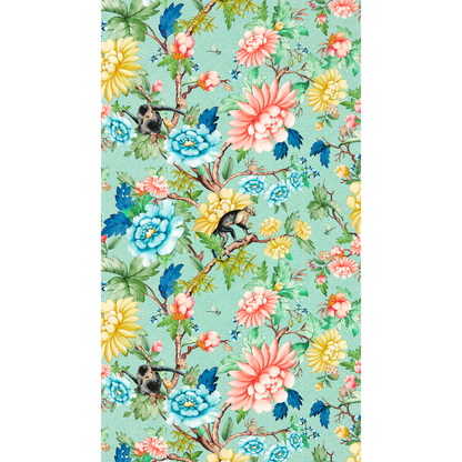 Clarke & Clarke - Sapphire Garden wallpaper - Mineral - W0133/02.CAC.0