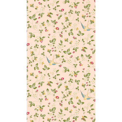 Clarke & Clarke - Wild Strawberry wallpaper - Blush - W0135/01.CAC.0