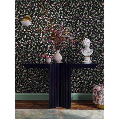 Clarke & Clarke - Wild Strawberry wallpaper - Noir - W0135/04.CAC.0