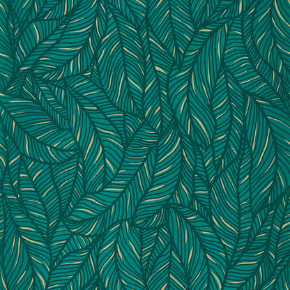 Clarke & Clarke - Selva - Emerald wallpaper - W0144/02.CAC.0