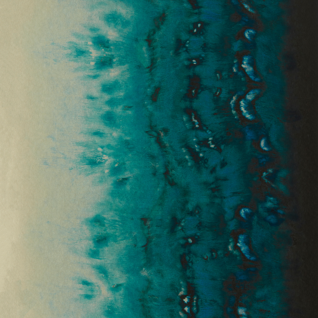 clarke & clarke - disperse - teal wallpaper - w0149/04.cac.0