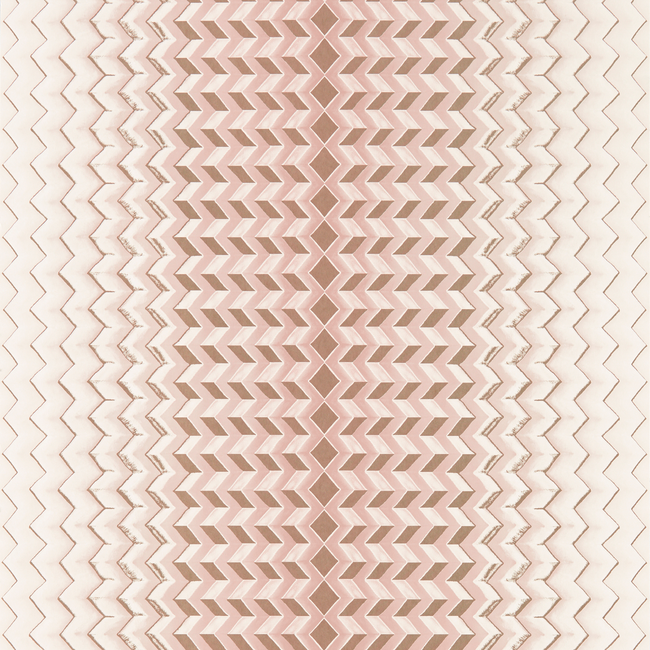 clarke & clarke - fragment - blush/gold wallpaper - w0150/01.cac.0