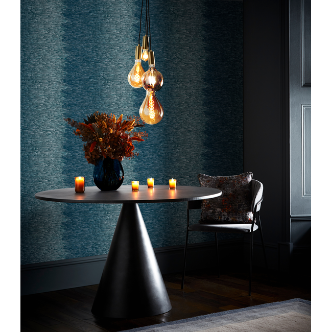 clarke & clarke - ombre - denim wallpaper - w0153/01.cac.0