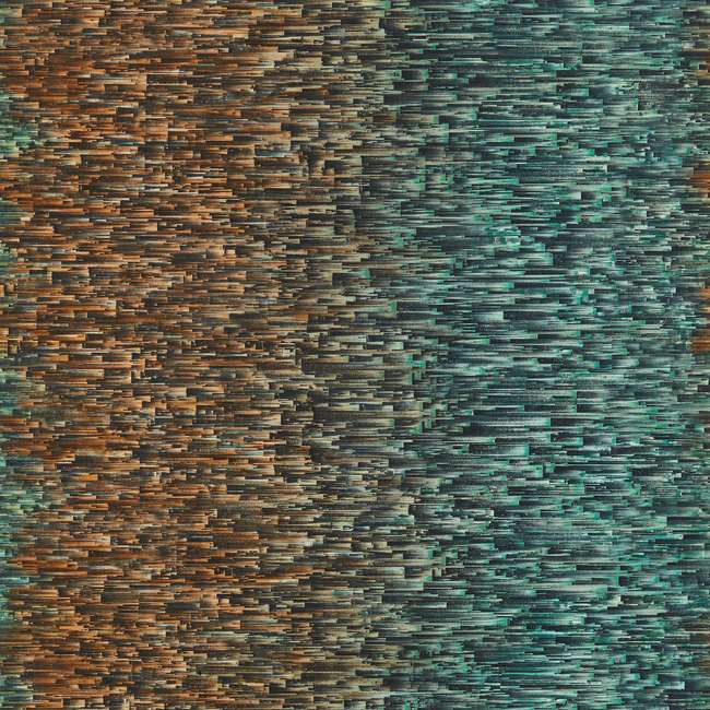 clarke & clarke - ombre - teal/spice wallpaper - w0153/03.cac.0