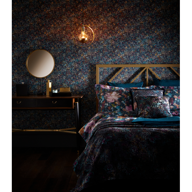 clarke & clarke - scintilla - midnight wallpaper - w0154/01.cac.0