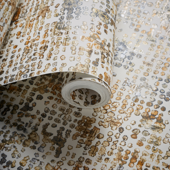 clarke & clarke - scintilla - ochre wallpaper - w0154/02.cac.0