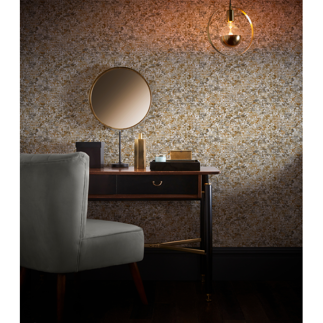 clarke & clarke - scintilla - ochre wallpaper - w0154/02.cac.0