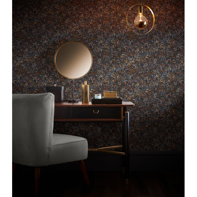 clarke & clarke - scintilla - spice/dusk wallpaper - w0154/03.cac.0