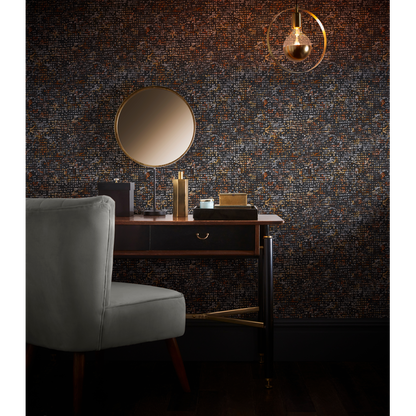 Clarke & Clarke - Scintilla - Spice/Dusk wallpaper - W0154/03.CAC.0