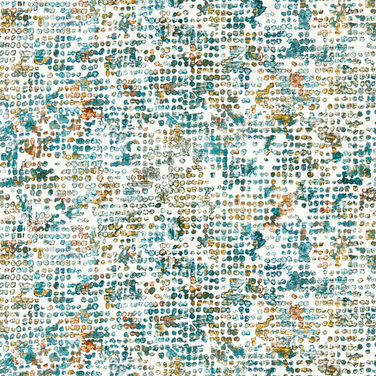 Clarke & Clarke - Scintilla - Teal/Spice wallpaper - W0154/04.CAC.0