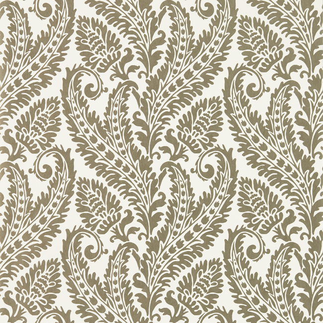 clarke & clarke - regale - gilver ivory wallpaper - w0161/02.cac.0