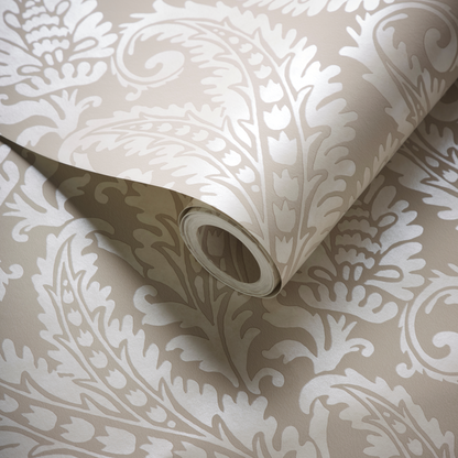 Clarke & Clarke - Regale - Ivory Mocha wallpaper - W0161/03.CAC.0