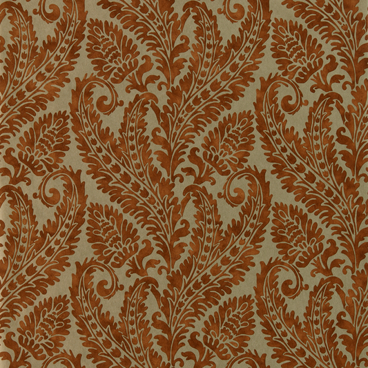 Clarke & Clarke - Regale - Russet Gilver wallpaper - W0161/04.CAC.0