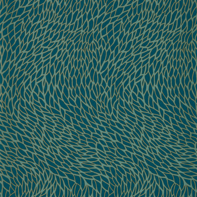 clarke & clarke - corallino - teal wallpaper - w0166/03.cac.0