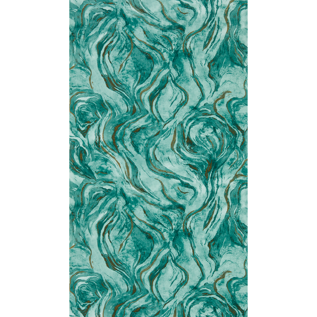 clarke & clarke - lavico - teal wallpaper - w0168/04.cac.0