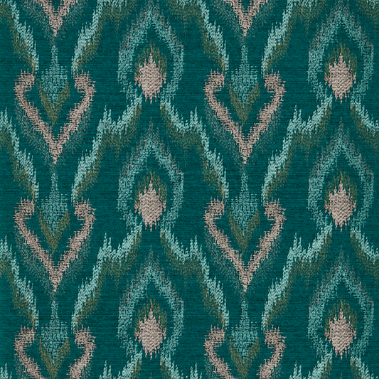 Clarke & Clarke - Velluto - Teal wallpaper - W0170/03.CAC.0