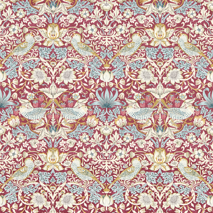 Clarke & Clarke - Strawberry Thief - Plum wallpaper - W0171/04.CAC.0