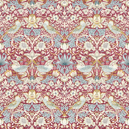 Clarke & Clarke - Strawberry Thief - Plum wallpaper - W0171/04.CAC.0