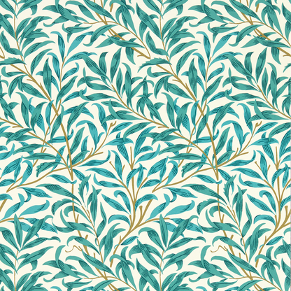 Clarke & Clarke - Willow Boughs - Teal wallpaper - W0172/05.CAC.0