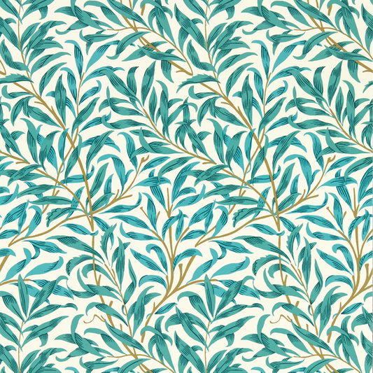 Clarke & Clarke - Willow Boughs - Teal wallpaper - W0172/05.CAC.0