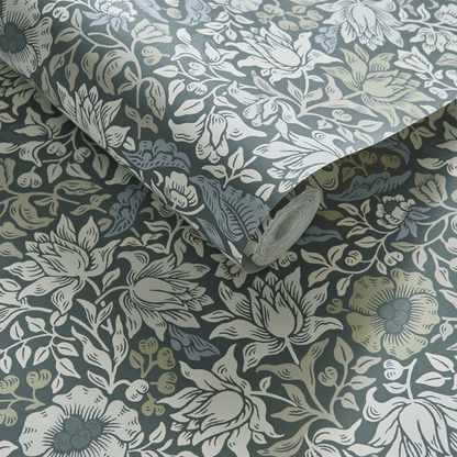 Clarke & Clarke - Mallow - Slate wallpaper - W0173/01.CAC.0